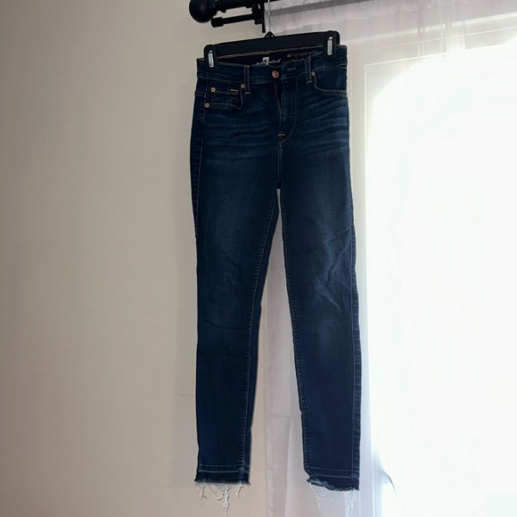 7 For All Mankind Denim - 7 for all Mankind High Waist Ankle Skinny Jean